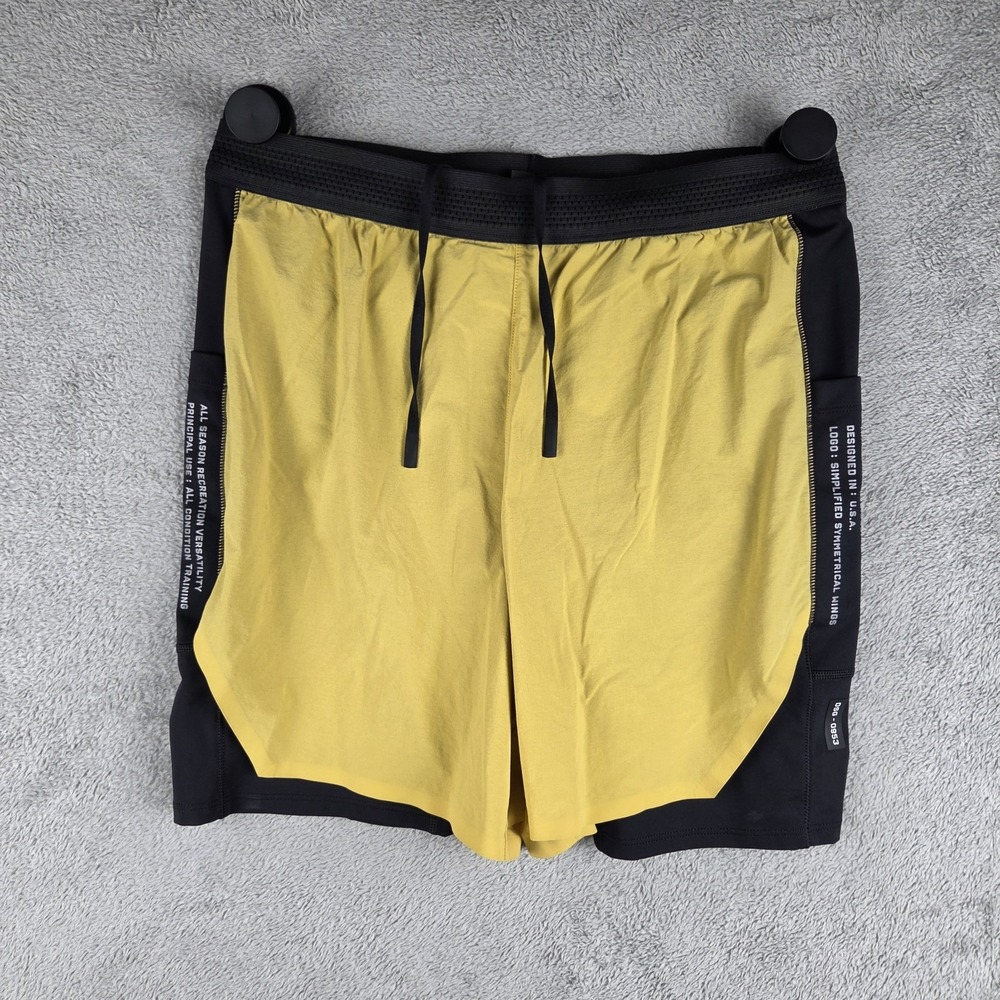 ASRV AeroTex Hybrid Liner Short Men's Size Small Yellow Training DSG-0953.